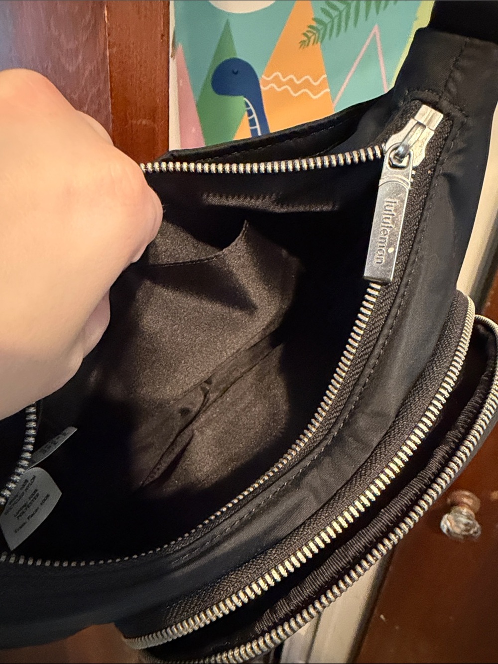 lululemon athletica Black Crossbody Shoulder Bag - Picture 6 of 6